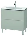 Produktbild: Duravit Waschtischunterschrank Compact L-Cube 82x39,1cm, betongr ma, 2 Ausz., stehend