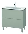 Produktbild: Duravit L-Cube Waschtischunterschrank Compact mit 2 Auszügen 820 x 704 x 391 mm - Betongrau Matt - LC667400707
