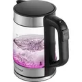 Produktbild: Concept RK4067, 1,7 l, 2200 W, Schwarz, Transparent, Glas, Edelstahl, Regelbare Temperatur, Wasserstandsanzeige - Schwarz/Transparent