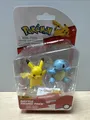 Produktbild: Pokémon Battle Figure First Partner 2er Pack – Pikachu & Schiggy – Neu