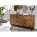 Produktbild: Sideboard Akazie 145x42x75 natur lackiert MOSAYK #106