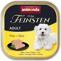 Produktbild: animonda vom Feinsten Hundefutter nass mit Pute + Käse (22 x 150g), getreidefreies Hundefutter ohne Zucker, mit frischen, fleischigen Zutaten
