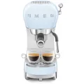 Produktbild: SMEG ECF02PBEU Espresso-Kaffeemaschine 50's Style, Pastellblau, Siebträger