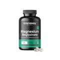 Produktbild: OnEnergy Magnesiumbisglycinat 300 mg – 180 Kapseln – 100 mg Magnesium pro Kapsel – Hohe Bioverfügbarkeit – Unterstützung für Muskeln und Knochen – Funktion des Nervensystems