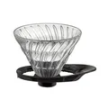 Produktbild: 4977642730137 Hario V60 Glass Drip 02 - Black Hario