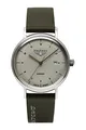 Produktbild: Bauhaus Herrenuhr Automatik mit Lederband Datum Grün/Braun 2152-1