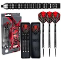 Produktbild: Harrows SUPERGRIP Ultra Darts-Set mit 90% Wolframstahlspitze. Erhältlich in 21 g, 22 g, 23 g, 24 g, 25 g, 26 g, 28 g und 30 g – inklusive Supergrip-Carbonschäfte, Supergrip-Flights (24g)