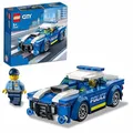 Produktbild: LEGO 60312 City Polizeiauto, Polizei-Spielzeug ab 5 Jahren, Geschenk für Kinder mit Polizisten-Minifigur, Abenteuer-Serie, kreatives Kinderspielzeug für Jungen und Mädchen