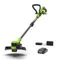 Produktbild: 24V Akku Rasentrimmer 30cm (2-in-1) Greenworks ST24B218-01, mit 2Ah Batterie
