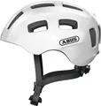 Produktbild: ABUS Fahrradhelm Youn-I 2.0 - mit Licht für Kinder, Jugendliche und junge Erwachsene - für Mädels und Jungs - Weiß, Größe S (48-54 cm)