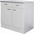 Produktbild: Flex-Well Classic Küchen-Unterschrank Wito 80 cm Weiß