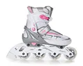 Produktbild: RAVEN Profession Inlineskates Inliner für Kinder und Erwachsene OPTIONAL 2in1 mit Schlittschuhen verstellbar (White/Pink ohne Kufen 35-39 (23 cm-25,5 cm))
