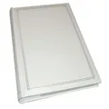 Produktbild: walther design Fotoalbum weiss 300 Fotos 10 x 15 cm Memo-Einsteckalbum Kunstleder mit Prägung, Monza ME-140-W