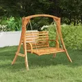 Produktbild: Schaukelgestell Bugholz Massiv Mit Teak-finish - Vidaxl