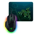 Produktbild: Razer Basilisk V3 Gaming Maus + Goliathus Mobile Mauspad - Individuell anpassbare ergonomische Gaming-Maus mit Razer™ Chroma RGB RZ01-04000100-R3M1BUNDLE