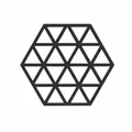 Produktbild: Zone Denmark Untersetzer Triangles Glasuntersetzer Getränkeuntersetzer Black