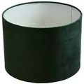 Produktbild: B&S Lampenschirm  Ø 30 x 20 cm Velour grün samtige Oberfläche Zylinderform