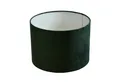 Produktbild: B&S Lampenschirm Ø 30 x 20 cm Velour grün samtige Oberfläche Zylinderform