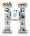 Produktbild: Boarti Wandregal Holz Regal Buchstabe H für Toniebox Tonies Figuren