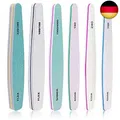 Produktbild: Nagelfeile Emery Boards 6 Stück Profi Doppelseitige Nagelfeilen Maniküre Acryl G