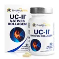 Produktbild: Pharmavital UC-II Natives Kollagen, 60 Kapseln, Collagen Kapseln hochdosiert aus Deutschland, Kollagen-Vitamin-C-Kombipräparat
