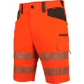 Produktbild: WÜRTH MODYF Warnschutz Arbeitsshorts Neon EN 20471 1 - professionelle Arbeitshose für Herren - Warnschutzhose mit Reflektoren - in der Größe 44 in Orange