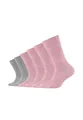 Produktbild: Camano Kinder Kindersocken ideal für aktive Mädchen und Jungen natürliche Baumwolle optimaler Sitz beständig 6er Pack 31/34 chalk pink melange