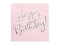 Produktbild: PartyDeco Servietten Happy Birthday 20 Stück 33x33cm 3-lagig Papierservietten Geburtstagsservietten