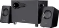Produktbild: Trust Avora 2.1 PC Lautsprecher mit Subwoofer, 18 W (9 W RMS), Computer Boxen, Kompaktes Format, USB-Betrieb, 3,5 mm AUX Klinke, Lautsprecherset für PC / Laptop - Schwarz