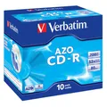 Produktbild: 1x10 Verbatim Data Life plus CD-R 80 / 700MB, 52x Speed JC