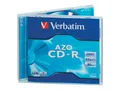 Produktbild: 43327 Verbatim AZO Crystal 10 x CD-R 700 MB 52x Jewel Case (Schachtel) ~D~