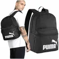 Produktbild: Rucksack 22l Youth, City, Sport, Unisex, Schwarz, Groß, A4, Wasserdicht
