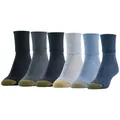 Produktbild: Damen Classic Turn Cuff, Multipairs Lässige Socke, Grau/Blau Mix 6 Paar, M 6e...