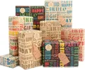 Produktbild: Hochwertiges Geburtstagsgeschenkpapier Set für Kinder und Erwachsene