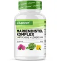 Produktbild: Mariendistel Komplex 240 Kapseln (vegan) + Artischocke + Löwenzahn Hochdosiert