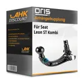 Produktbild: Für Seat Leon ST Kombi 06.2014-10.2016 ORIS Anhängekupplung abnehmbar NEU