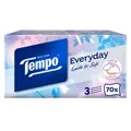 Produktbild: Essity Germany GmbH Tempo Taschentücher Box Light, 3-lagig, Waschmaschinenfeste Papiertaschentücher in CO2-reduzierter Verpackung, 1 Box = 70 Tücher 837046