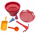 Produktbild: Schildkröt Sandform-Set Sandspielzeug Set 7 teilig Rot