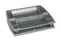 Produktbild: Plast Team 13480802 Geschirrtrockenkorb mit Tablett/Untersetzer, Silber