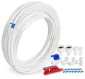 Produktbild: 15m Wasserzulaufleitung Universal Anschluss-Set für Kühlschrank Side by Side....