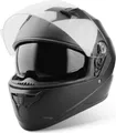 Produktbild: VINZ Kennet Integralhelm Sonnenblende Motorrad Helm Vollvisierhelm 59 bis 60cm