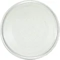 Produktbild: Universal Mikrowellenteller 24,5 cm | Drehteller für Mikrowelle | Glasteller | Ersatz Glasplatte für Mikrowellen | Universalteller | Glasdrehteller