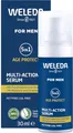 Produktbild: WELEDA Bio FOR MEN 5in1 Multi Action Serum - Naturkosmetik Anti Aging Männer Gesichtspflege Konzentrat mindert Falten & strafft. Herren Gesichtsserum mit Aloe Vera & Granatapfelsaft (vegan / 30ml)