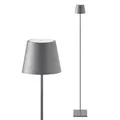 Produktbild: Sigor Akku-Stehleuchte Nuindie USB-C 1200mm graphitgrau 2,2W FlexMood 2200K/2700K IP54 168/197lm Ra8