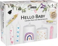 Produktbild: KREUL 49758 - Candle Pen 6er Set Hello Baby, 6 x 29 ml, feine Malspitze, Farben
