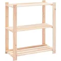 Produktbild: vidaXL Lagerregal mit 3 Böden 80x38x90 cm Kiefer Massivholz 150 kg 286200