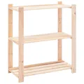 Produktbild: vidaXL Lagerregal mit 3 Böden 80×38×90 cm Kiefer Massivholz 150 kg NEU