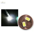 Produktbild: 10 kalt weiße SMD LEDs 5730, SMDs LED weiß, cold- white bianco blanche blanc