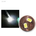 Produktbild: 10 kalt weiße SMD 5730 LEDs, SMDs LED weiß, cold-white bianco blanche blanc