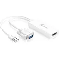Produktbild: j5Create VGA to HDMI + Audio (HDMI, 17.60 cm) (JDA214)
